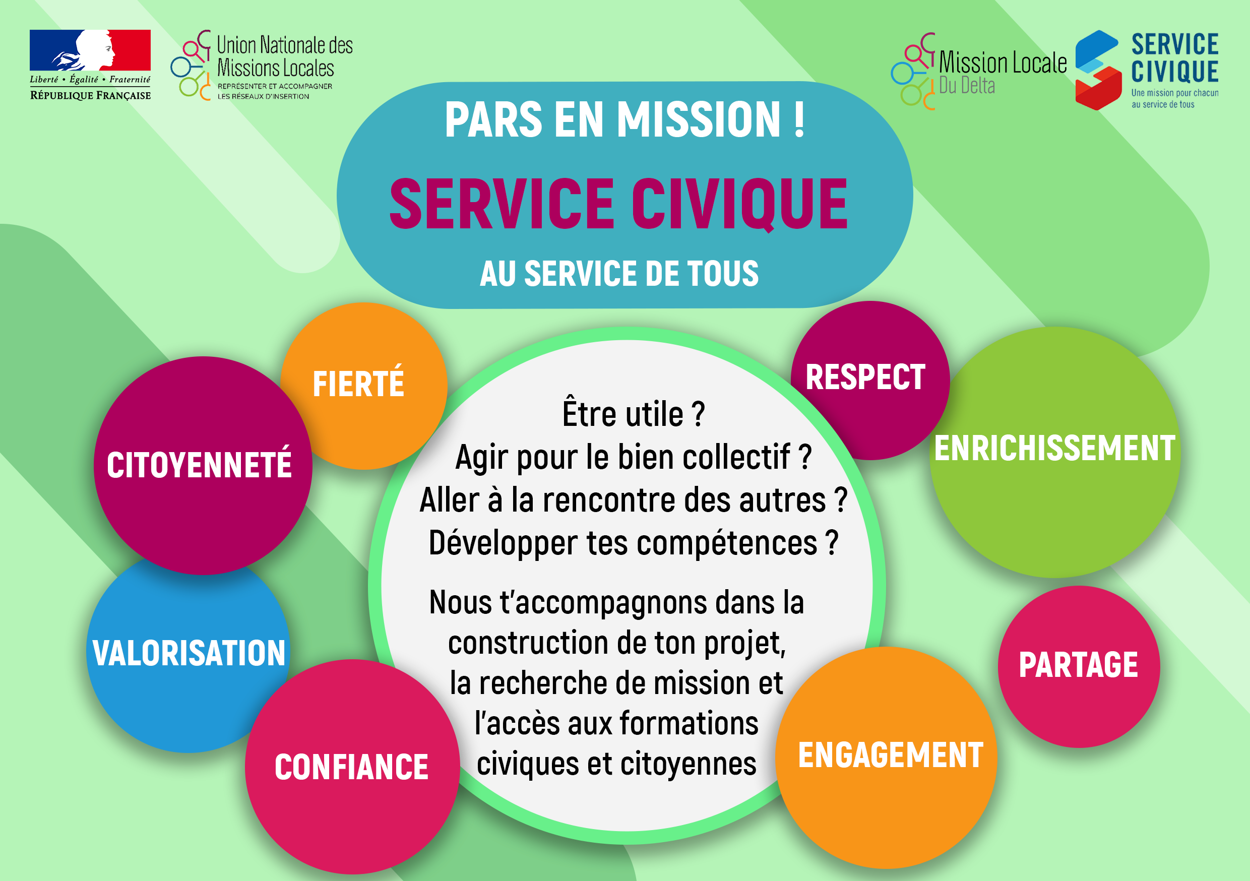 Carte Du Volontaire Service Civique CWNKA